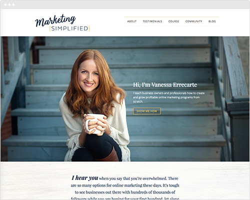Marketing website design